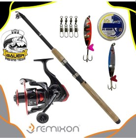 Resim Yuweishi Ts 3000 Bauer Pulsar 240 Cm 10-30 Gr Tele Spin Olta Takımı Seti 