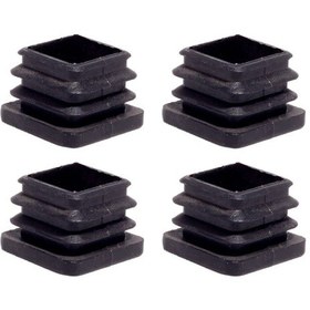 Resim 25X25 Mm Plastik Kare Içe Geçme Profil Tapası Kutu 4 Adet 