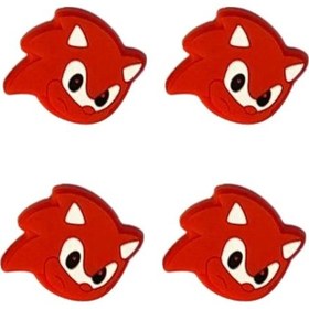 Resim Sonic Ps5/ps4/ps3/xbox One/one X/one S/series X/series S 3d Analog Silikon Koruyucu -4 Adet Sonic-4 