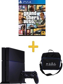 Resim Sony Playstation 4 Standart - 500 Gb + (yenilenmis) + Tek Kol + Consolex Çanta + GTA 5 OYUN 
