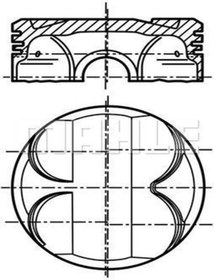 Resim Mahle 081pı00101000 Piston Segman ( Bmw : 1.16ı-1.20ı-(e81-e87) / 3.16ı-3.18ı (E46) 01-11 ) (WF417279) 