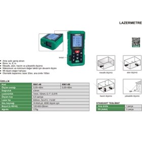 Resim Insize 9561-40 Lazermetre 