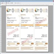 Resim DemirSoft 3 Lü Fatura Yazdırma Programı + Stok + Kasa + Cari 