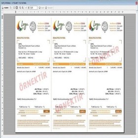 Resim DemirSoft 3 Lü Fatura Yazdırma Programı + Stok + Kasa + Cari 