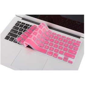 Resim Apple Uyumlu MacBook Air Pro Klavye Koruyucu Türkçe Q Baskılı Us Klavye Silikon Kapak Mavi 
