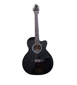 Resim Stagg SA20 DCE BLK Elektro Akustik Gitar 