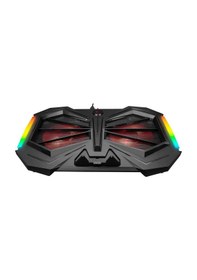 Resim Rampage AD-RC11 Spider 15" - 17" RGB Çift Fanlı Yükseklik Ayarlı Notebook Soğutucu 