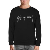 Resim Atatürk - Gazi Mustafa Kemal Siyah Çocuk Sweatshirt Siyah 