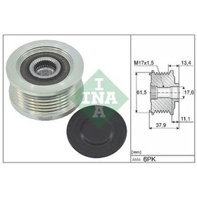 Resim Ina 535002310 Alternator Kasnagi 46765838 46782218 60815953 