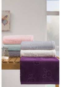 Resim Özdilek Mayra Kadife El Ve Yüz Havlusu 50x90 Cm İndigo 