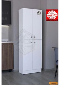 Resim Mobilyanı Tasarla Tamamı Mdf 4 Kapılı Ve 5 Gizli Raflı Kiler... 