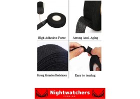 Resim Deluxe Isıya Dayanıklı Aşınma Direnci Kalıntı Bırakmayan Alev 10MT Yalıtım Bant 5 Adet 