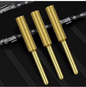 Resim Ganzhoushop Zincirli Titanyum Testere Testere Tekerlekleri Taş Kaplama İçin Elmas Elmas Dosya Çapak Bileyici Bileme 4.0mm Om 