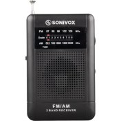Resim Ftt Shopping Market Siyah Renk Cep Tipi Analog Fm Radyo VS-R115 