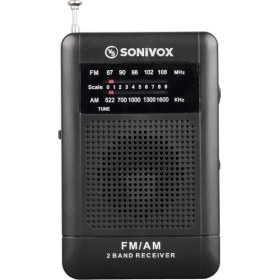 Resim Ftt Shopping Market Siyah Renk Cep Tipi Analog Fm Radyo VS-R115 