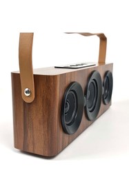 Resim Bood Kablosuz Hoparlör D-98 Kahverengi 