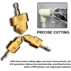 Resim Hallow Et25685-4 Tıkaç Raybası 6.35mm Altıgen Şaft Ppr Plastik Borular 