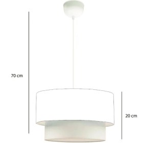 Resim Art&Gift Çocuk Pasta Şeklinde Sarkıt Kelebekler Desenli Yatak Odası Çocuk Odası Genç Odası Hol Avize 