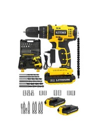 Resim Steiner Sta 58 V 5 Ah Darbeli Çift Akülü Vidalama Sarı + 24 Parça Set 