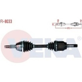 Resim Aks Sol Fıat Albea 1.3 Mjet Komple 2006 515299982 Veka-fı-8033 
