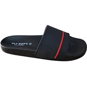 Resim Fly Soft S262.051 Erkek Çocuk Havuz Ve Günlük Terlik Siyah / Kırmızı Gri 