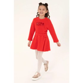 Resim U.s. Polo Assn. Kız Çocuk Kırmızı Etek (Örme) 50317958-VR030 