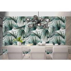 Resim Tropikal Yapraklar Duvar Kağıdı (361182208) 
