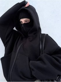 Resim Genel Markalar Balaclava Tam Fermuarlı Kapüşonlu Maske Kapüşonlu 