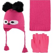 Resim Miniko Kids Kitti 2920-01 1-4 Yaş Atkı Bere Eldiven Set 