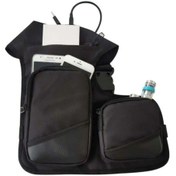 Resim Motosiklet Bel Bacak Çantası Impertex Kumaş Bol Para Cepli Kurye Motor Çanta Leg Bag Renkli 