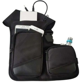 Resim Motosiklet Bel Bacak Çantası Impertex Kumaş Bol Para Cepli Kurye Motor Çanta Leg Bag Renkli 