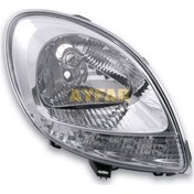 Resim Renault Kangoo 2003-2008 Sol Far | Manuel Ayarlı | Beyaz Sinyalli 