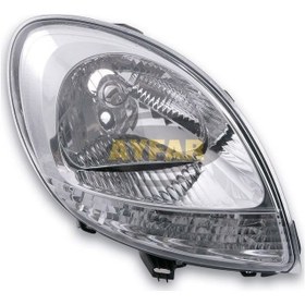 Resim Renault Kangoo 2003-2008 Sol Far | Manuel Ayarlı | Beyaz Sinyalli 