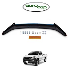 Resim Eurocap Isuzu D-Max Ön Kaput Koruyucu Rüzgarlık 3Mm Abs 2012-19 