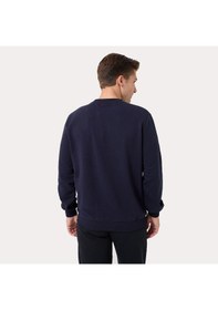 Resim Lacivert Fila Erkek Bisiklet Yaka Sweatshirt Asymmetrical Tm411155 Lacivert 