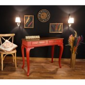 Resim Wooding 120 cm Çift Çekmeceli Masif Dresuar 