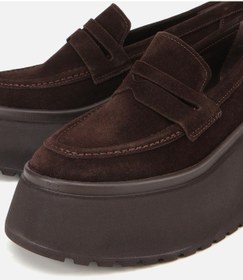 Resim Hotiç Kadın Süet Deri Kahverengi Dolgu Topuklu Günlük Loafer 01ayh315720a480 01ayh315720a480 Kahverengi 