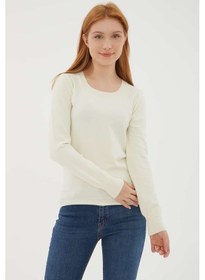 Resim Fashion Friends Bayan Kazak 24k0779k1 Ekru Ekru 