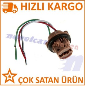 Resim Maflen T20 Büyük Dipsiz Çift Duy 7443 Soket Ucu Kablolu Duy-s1865 