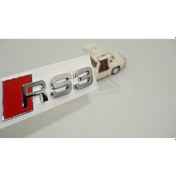 Resim DK Tuning Audi Rs3 Bagaj Krom Abs 3m 3D Yazı Logo Amblem Orjinal Ürün 