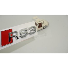 Resim DK Tuning Audi Rs3 Bagaj Krom Abs 3m 3D Yazı Logo Amblem Orjinal Ürün 