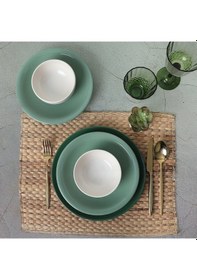 Resim Keramika Green Mix Yemek Takımı 18 Parça 6 Kişilik 031-303-308 