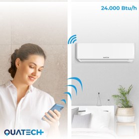 Resim QUATECH 24.000 Btu/h A++ Enerji Sınıfı R32 Duvar Tipi Inverter Klima 