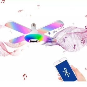 Resim Fujika Bluetooth Hoparlörlü Rgb LED Ampul 