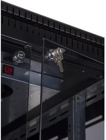 Resim TRK 26U 800X800 19'' INC TERMOSTATLI 4 FANLI RACK KABİN PRO MODEL 