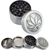 Resim Müstesna Çelik Tutun Öğütücü Grinder Mıknatıslı Kapak 4 Katmanlı Yapı 