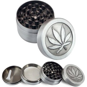 Resim Müstesna Çelik Tutun Öğütücü Grinder Mıknatıslı Kapak 4 Katmanlı Yapı 