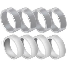 Resim Adet Karışık A-8 1 Adet Silikon Joystick Koruyucu Halkalar Elastik Oyun Rocker Kapak Daire Buhar Güverte İçin Xbox 