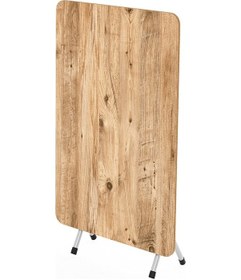 Resim 60x90 Atlantik Çam Katlanır Masa ve 4 Adet Sandalye Seti 1126 