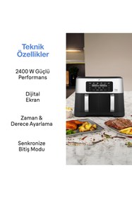 Resim Fakir Premium Chefry Sıcak Hava Fritöz 